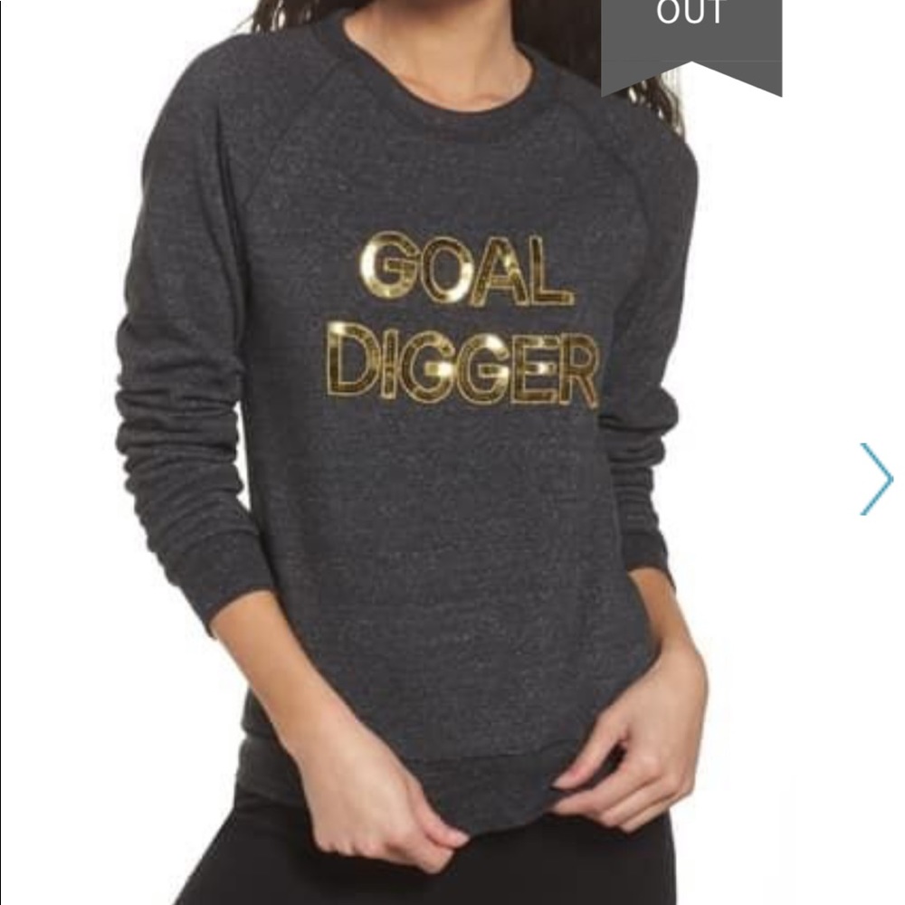 Bow and Drape Goal Digger sweatshirt S